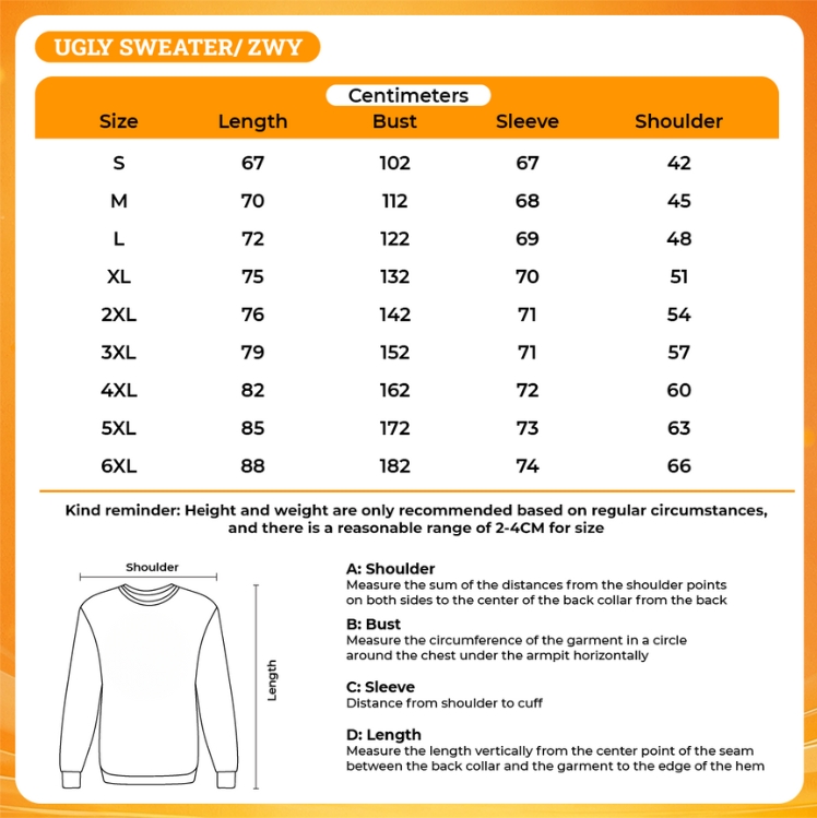 3D UGLY SWEATER - Demon Slayer EU Store