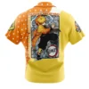 Agatsuma Zenitsu DS Short Sleeve Hawaiian Shirtt BACK Mockup - Demon Slayer EU Store