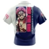 Akaza DS Short Sleeve Hawaiian Shirtt BACK Mockup - Demon Slayer EU Store