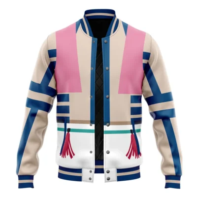Akaza Pattern Demon Slayer Varsity Jacket