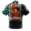 Kamado Tanjiro DS Short Sleeve Hawaiian Shirtt BACK Mockup - Demon Slayer EU Store