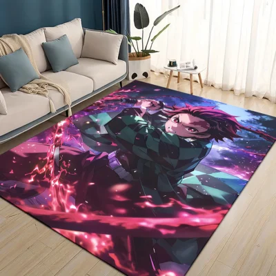 Tanjiro Water Breathing Bold Rug
