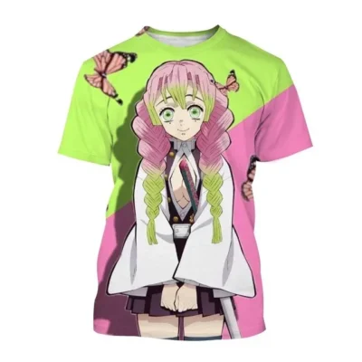 Fierce Hashira Demon Slayer 3D T-Shirt