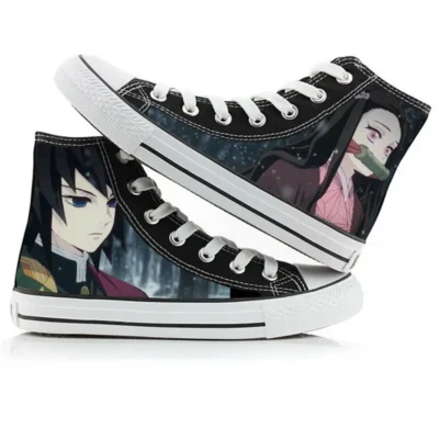 Zenitsu Thunder Breath Swift High Top Canvas