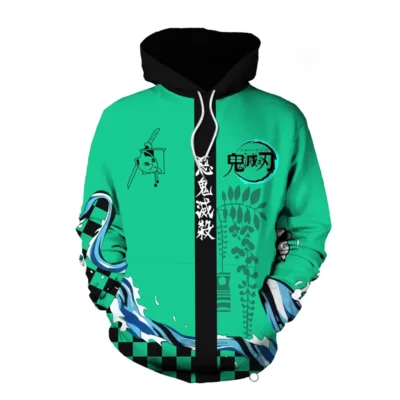 Savage Gyutaro Blood Scythe 3D Hoodie