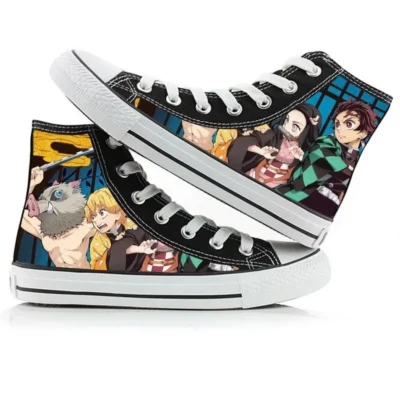Muichiro Mist Hashira Silent High Top Canvas