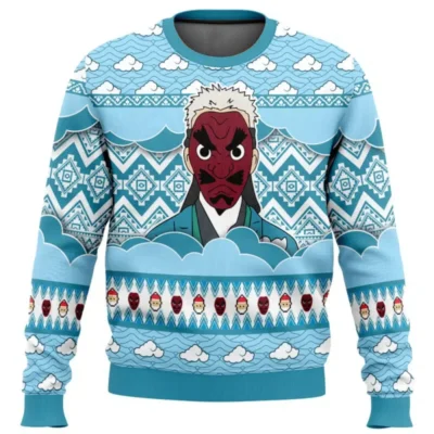 Muichiro Mist Snow Silent Ugly Christmas Sweater