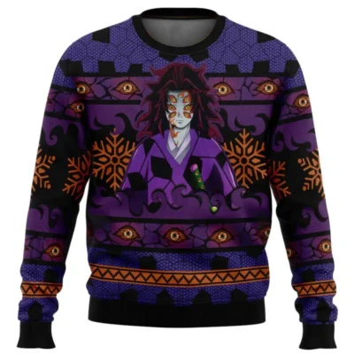 Rengoku Flame Noel Festive Ugly Christmas Sweater