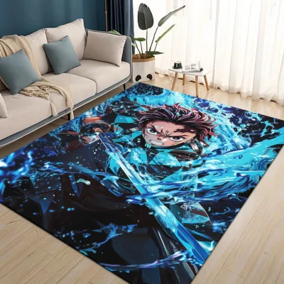 Shinobu Insect Breathing Elegant Rug