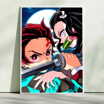 Dark Akaza Destructive Spirit Wall Art
