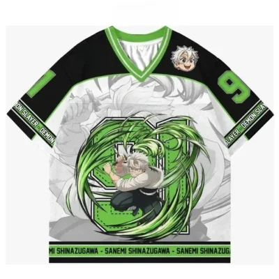 Giyu Water Hashira Calm Football Jersey