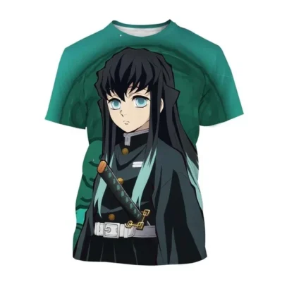 Moon Blade Kokushibo Silent 3D T-Shirt