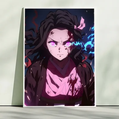 Moon Blade Kokushibo Silent Wall Art