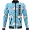 Sakonji Urokodaki Demon Slayer Bomber Jacket FRONT Mockup - Demon Slayer EU Store