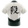 Sanemi Shinazugawa DS Short Sleeve Hawaiian Shirt BACK Mockup - Demon Slayer EU Store