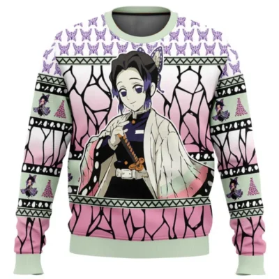 Inosuke Beast Winter Wild Ugly Christmas Sweater