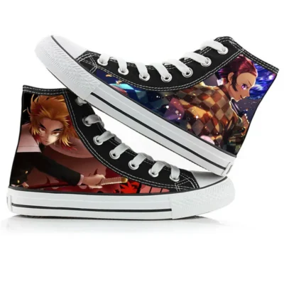 Giyu Water Hashira Calm High Top Canvas