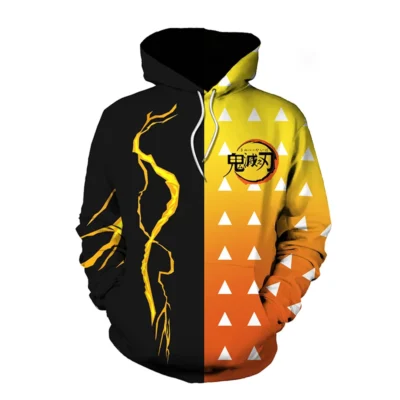 Kokushibo Moon Breath Dark 3D Hoodie