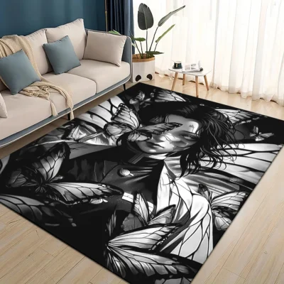 Zenitsu Thunder Flash Dynamic Rug