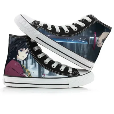 Shinobu Insect Hashira Elegant High Top Canvas