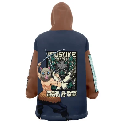 Hashibira Inosuke Demon Slayer Snug Oversized Blanket Hoodie
