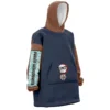 Snug Oversized Blanket Hoodie front right 24 - Demon Slayer EU Store