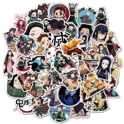 50PCS Demon Slayer: Kimetsu no Yaiba Stickers