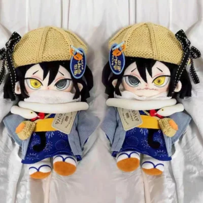 20cm Anime Iguro Obanai Cosplay Soft Plush Doll