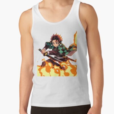Tanjiro Kamado Ready For Action Demon Slayer Kimetsu No Yaiba Tank Top
