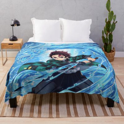 Tanjiro Kamado Throw Blanket