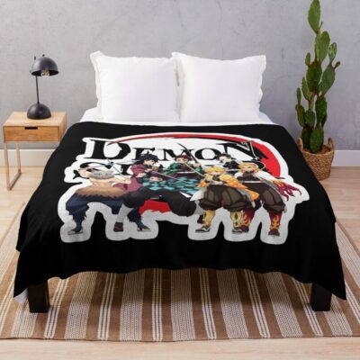 All Hashira Throw Blanket