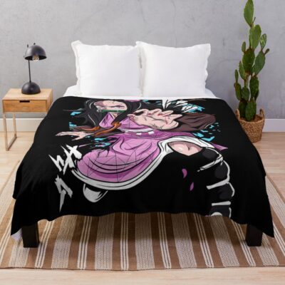 Nezuko Kamado Throw Blanket