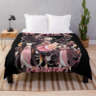 Nezuko Kamado Throw Blanket