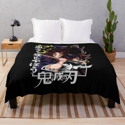 Kokushibo Throw Blanket