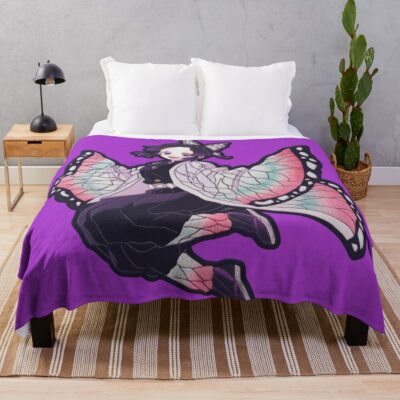 Insect Slayer Patch Throw Blanket
