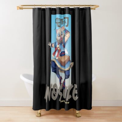 Demon Slayer Inosuke Hashibira Shower Curtain