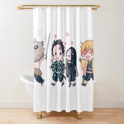 Chibi Ones Shower Curtain