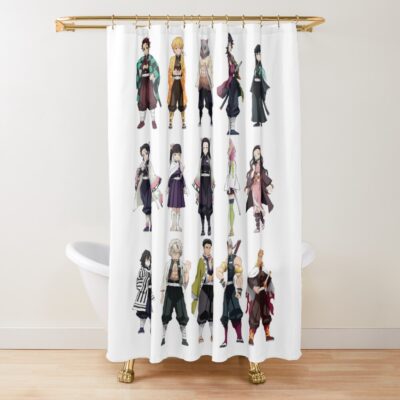 All Hashira Shower Curtain