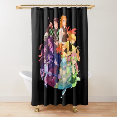 All Hashira Shower Curtain