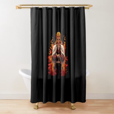 Rengoku Shower Curtain