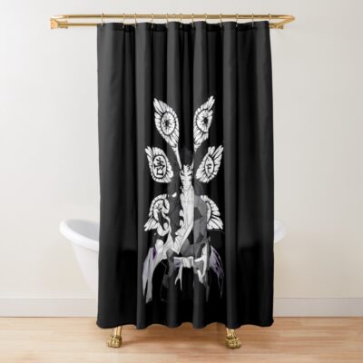 Demon Eyes Kokushibo Shower Curtain