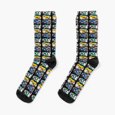 Trio Faces Socks