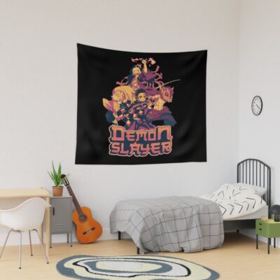 Demon S Haunting Squad Tapestry