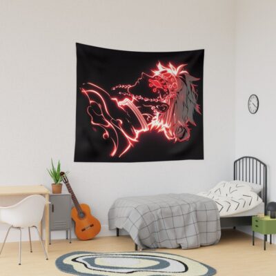 Neon Sound Slayer Tapestry