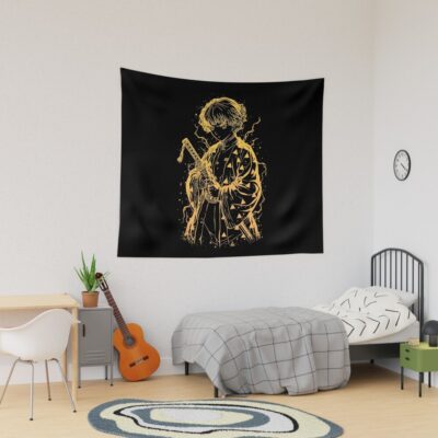 Thunder Lines Tapestry